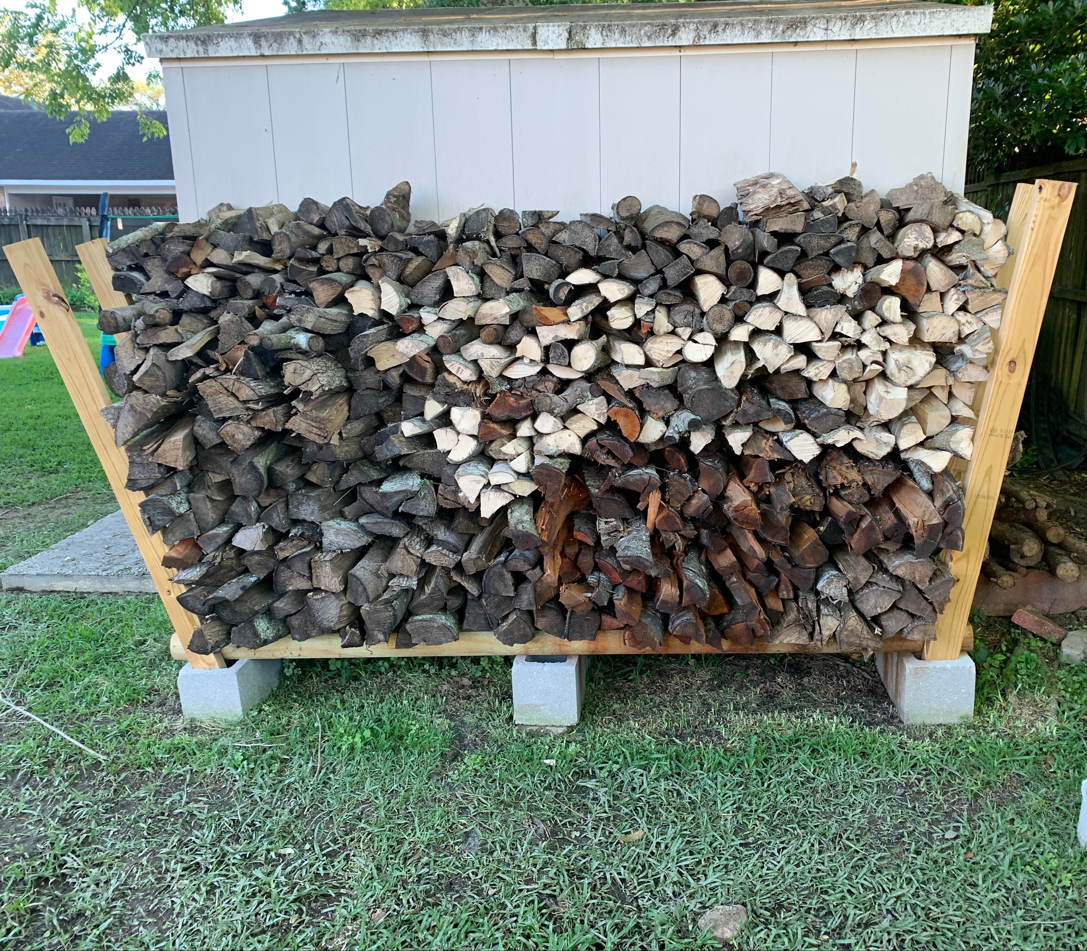 Heavy-Duty Firewood Storage Rack